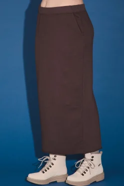 Organic Fleece Sweatskirt in Felt