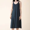 Organic Tank Dress in Atlantic