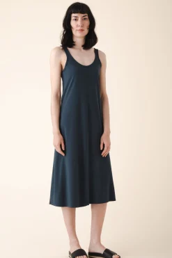 Organic Tank Dress in Atlantic