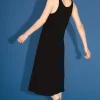 Organic Tank Dress in Black