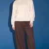 Organic Wide Leg Sweatpant in Felt - Reg & Tall