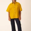 Oversized Work Shirt in Dijon