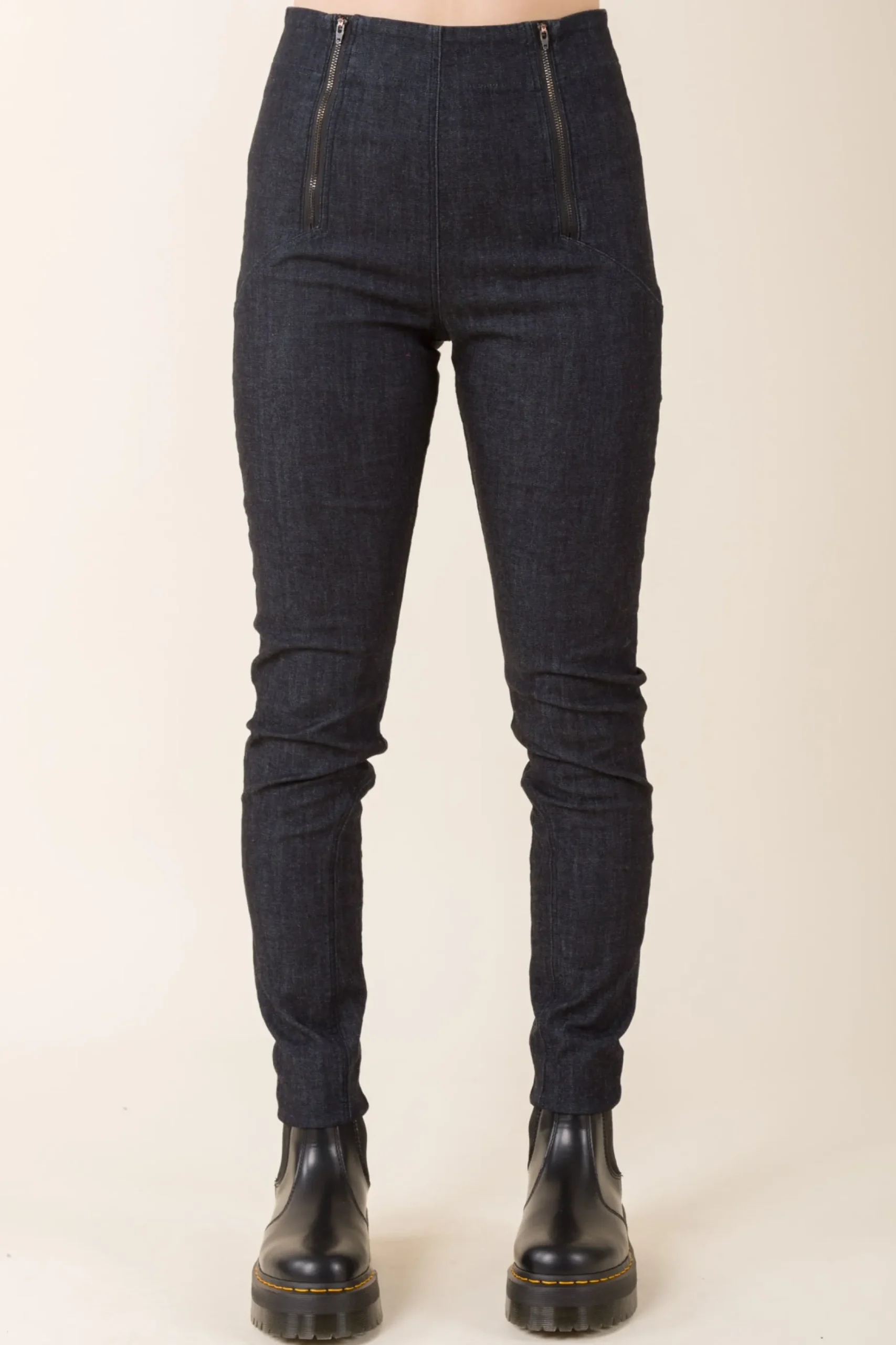 Parallel Zip in Denim