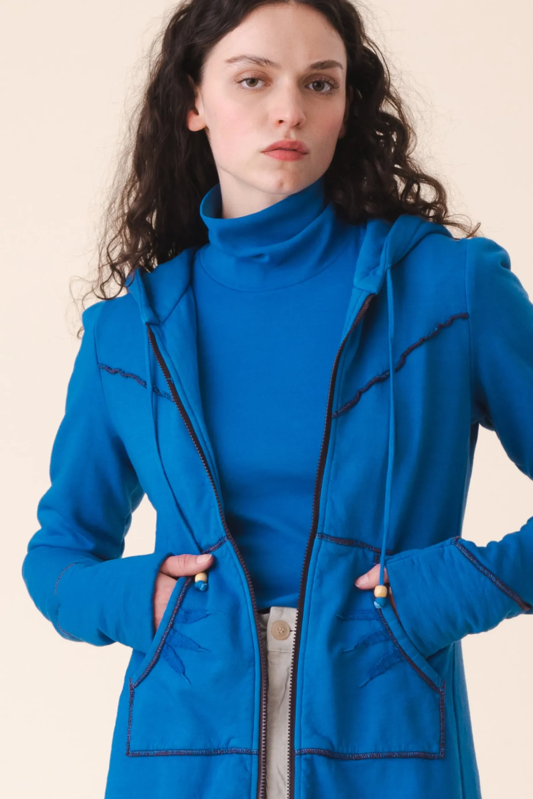 Prairie Hoodie in French Blue