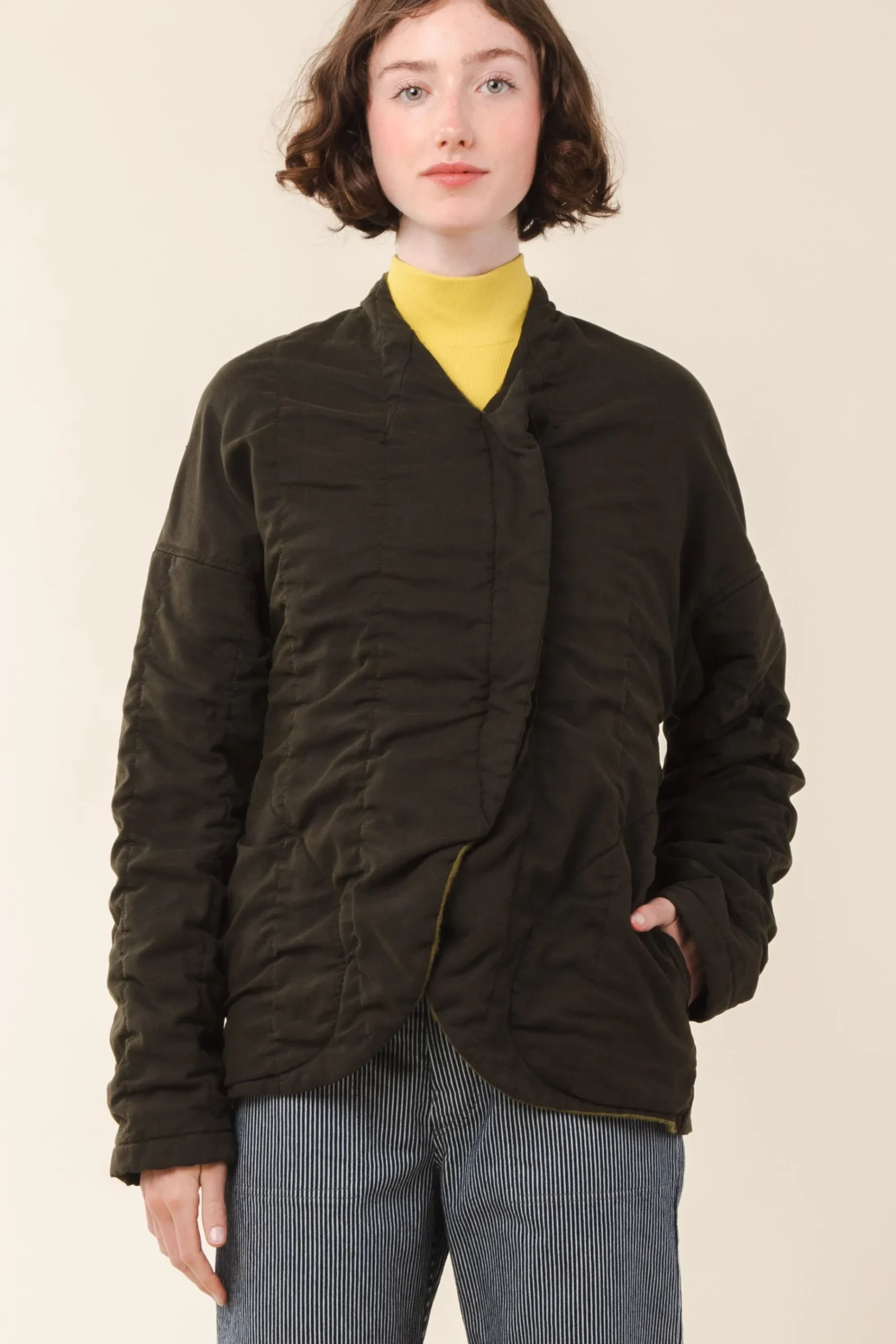 Quilted Spencer in Herb