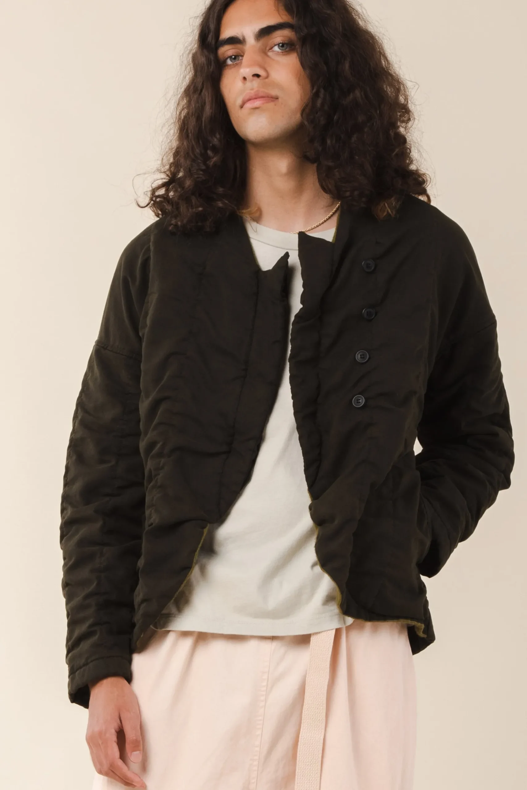 Quilted Spencer in Herb