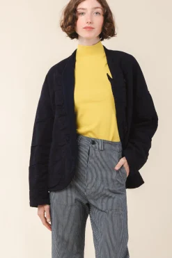 Quilted Spencer in Midnight