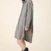 Replica Shirtdress in Black Stripe