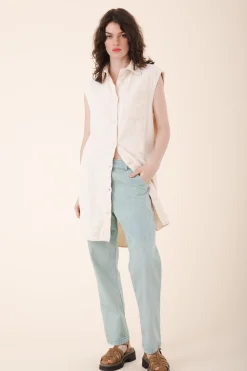 Replica Shirtdress Sleeveless in Oyster