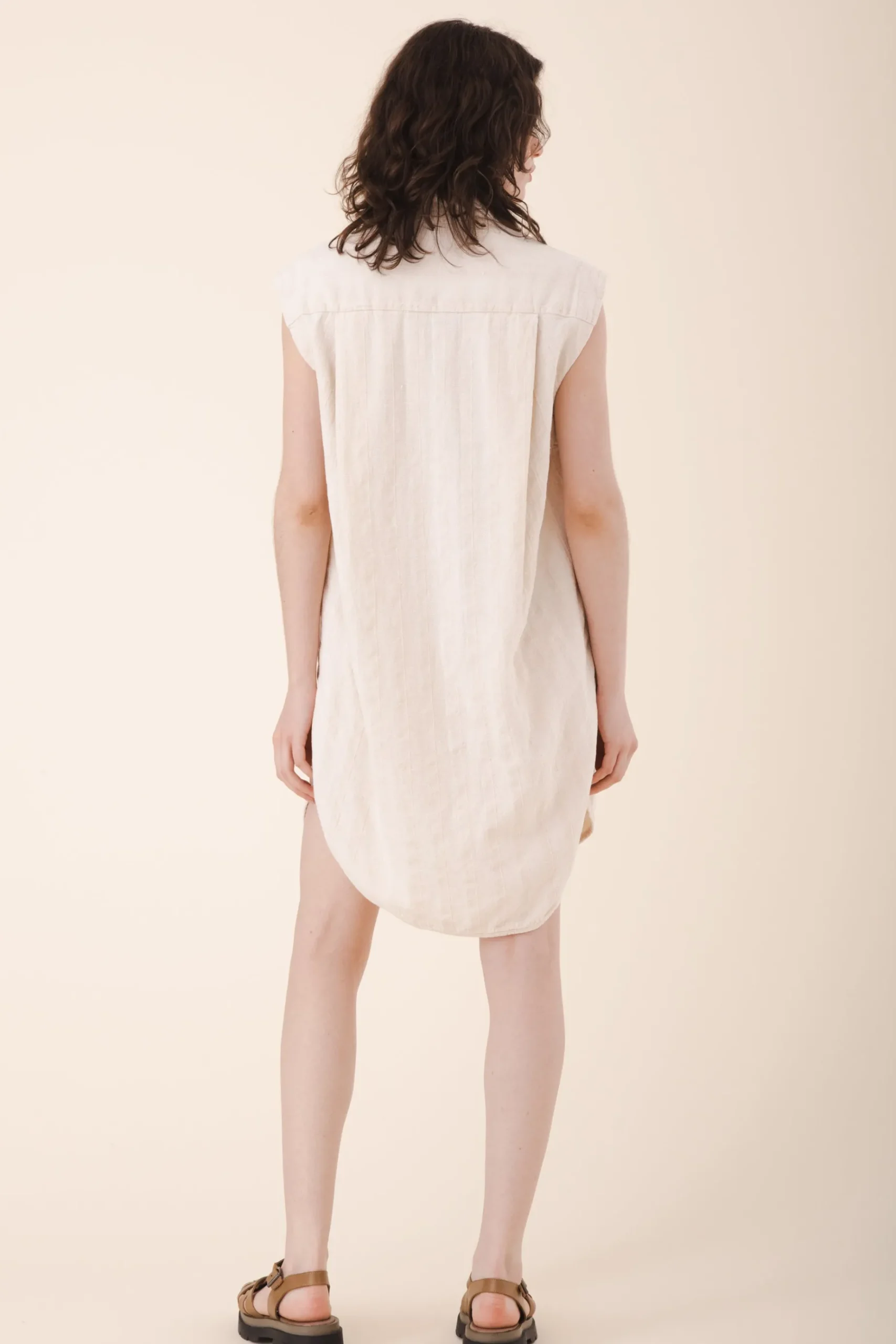 Replica Shirtdress Sleeveless in Oyster