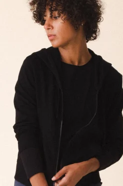 Simple Life Hoodie in Black
