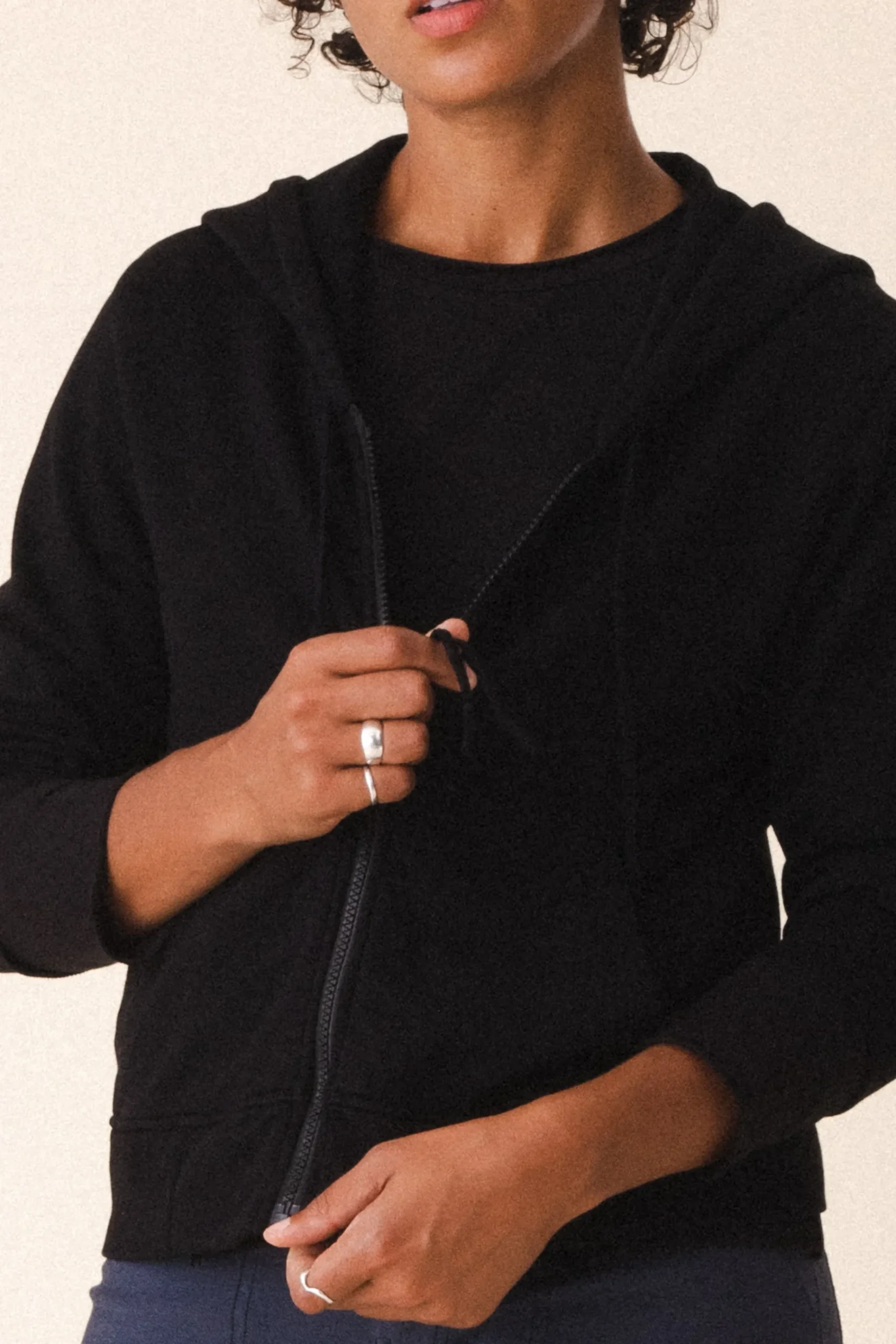 Simple Life Hoodie in Black