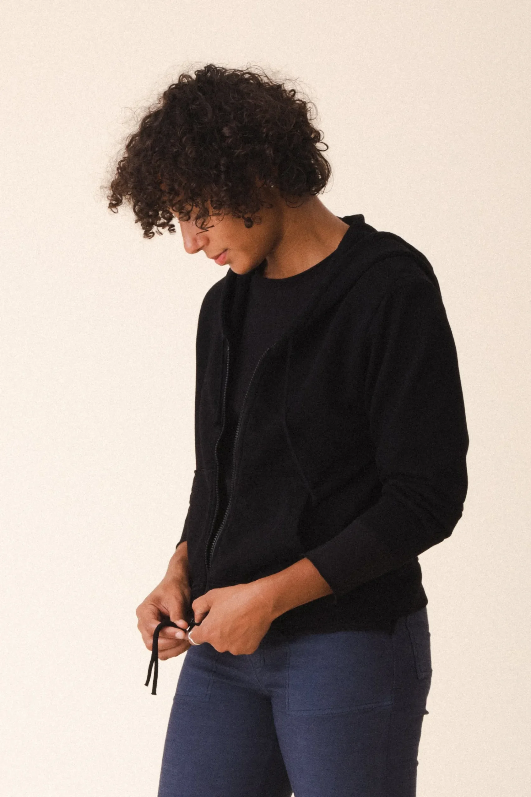 Simple Life Hoodie in Black