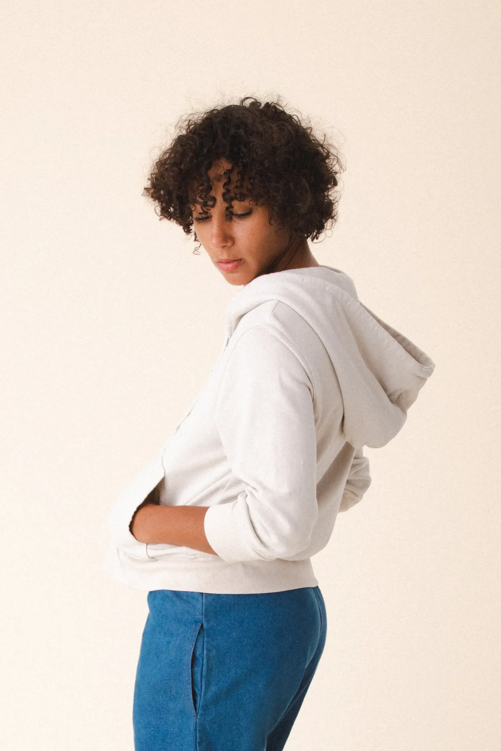 Simple Life Hoodie in Oyster