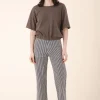 Smithy Pant in Wide Stripe Natural
