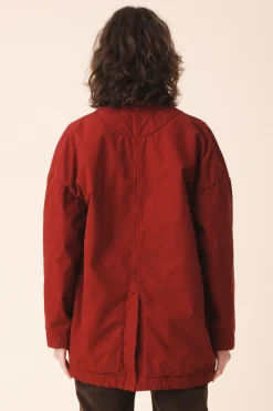 Soft Blazer in Crimson