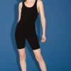 Soft Short Bodysuit in Black