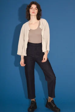 Soft Short Bodysuit in Lamb's Ear