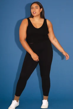 Soft Tank Top in Black