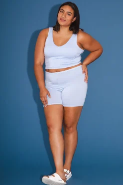 Soft Tank Top in Sky Blue