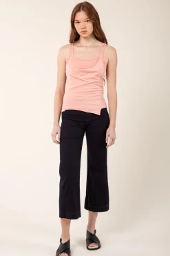 Stripe Knack Pant in Midnight