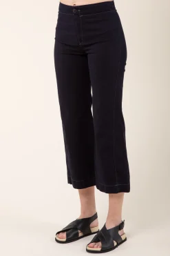 Stripe Knack Pant in Midnight