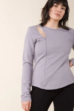 Tendril Sweater in Silver Mist
