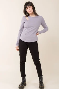 Tendril Sweater in Silver Mist