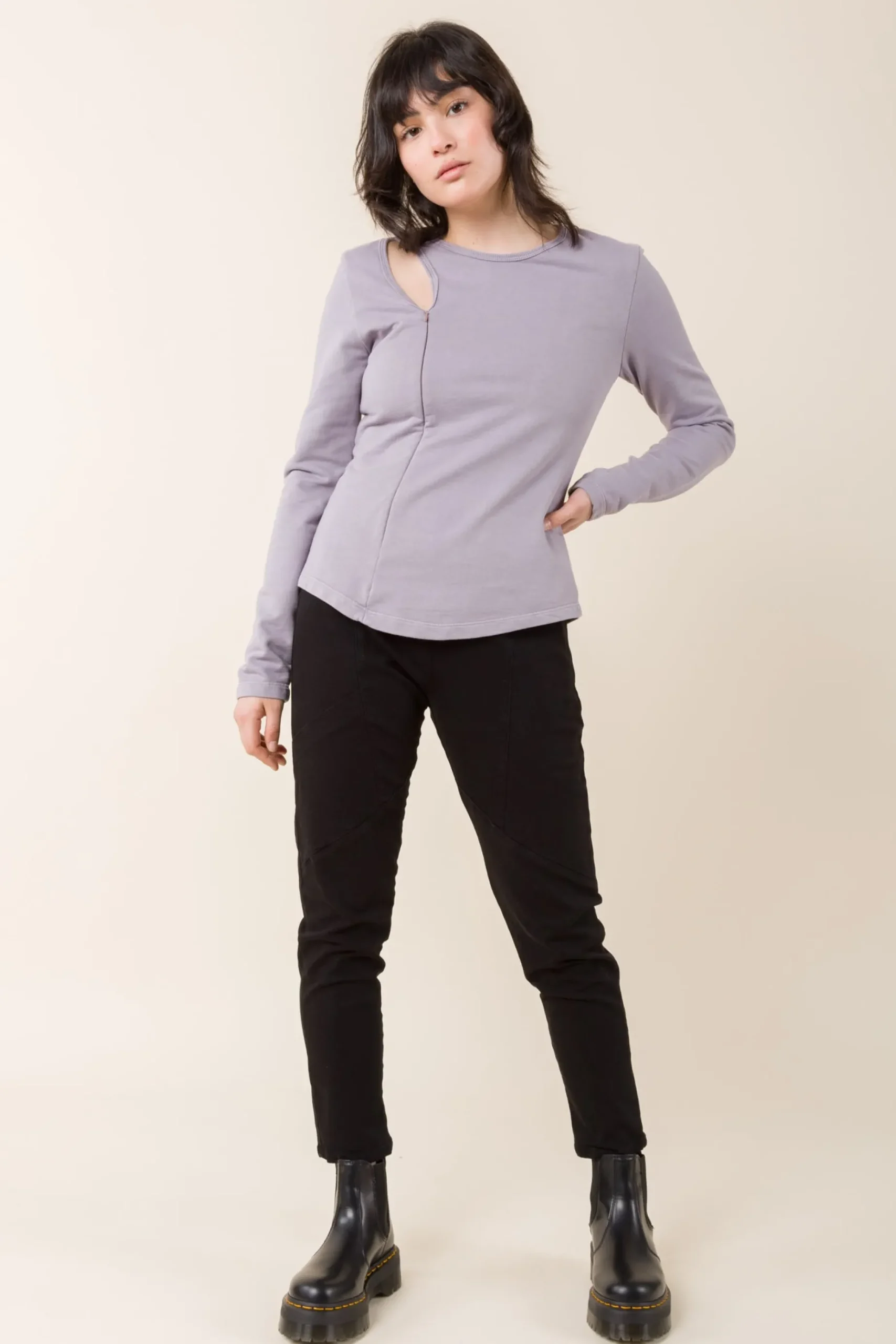 Tendril Sweater in Silver Mist