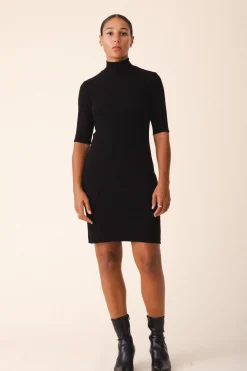 Volley Dress in Black