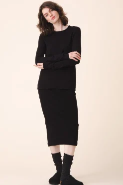 Vortex Skirt in Black