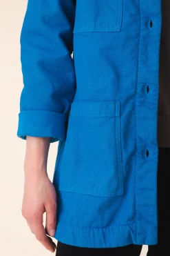 Winter Chore Coat in French Blue