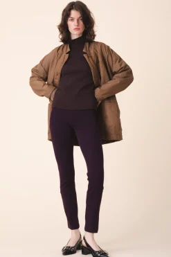 Y2K Legging in Midnight Plum